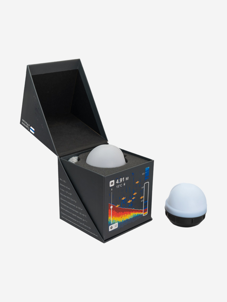 Беспроводной эхолот "Практик 8 Маяк GPS"(подключение к приложению "Мой Практик")