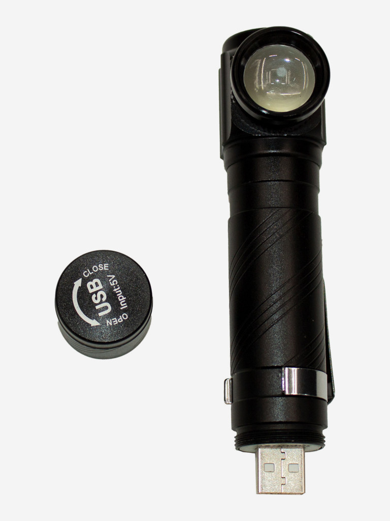 Фонарь налобный Сибирский Следопыт -Big Tenzor, съемный, 1Led,аккумулятор 220В,USB.