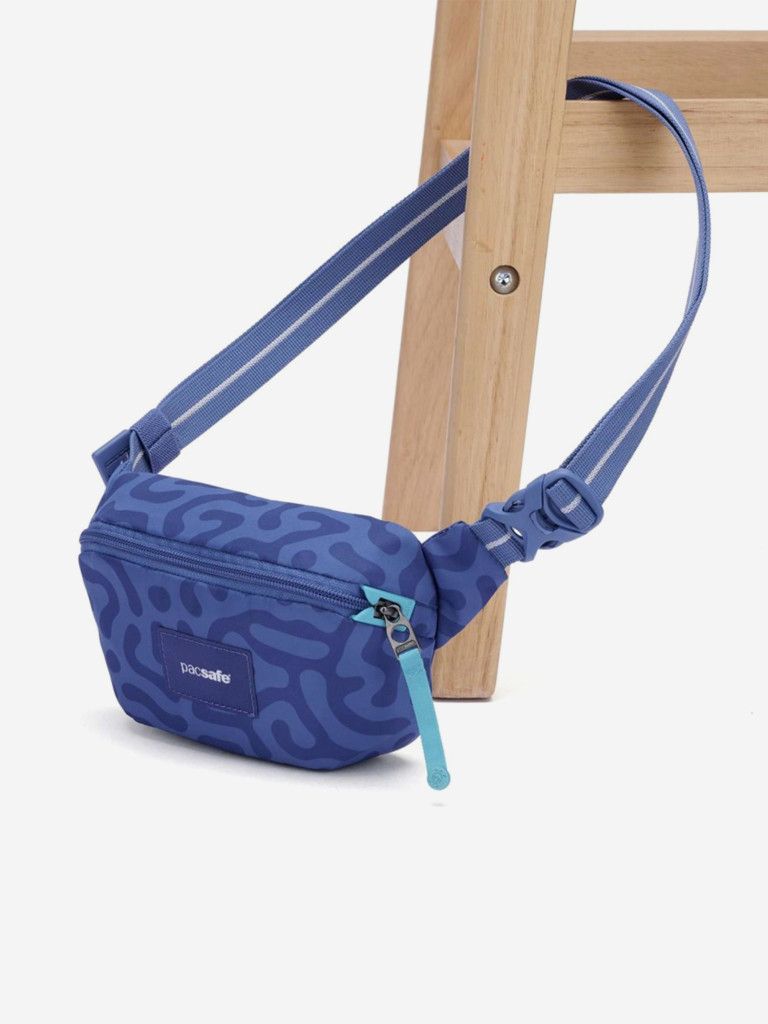 Сумка слинг антивор Pacsafe GO Micro Sling, Cerulean Blue, 1 л.