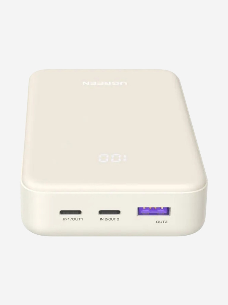 Внешний аккумулятор UGREEN PB531 (55837B) 30W Two-way Fast Charging 20000mAh Power Bank