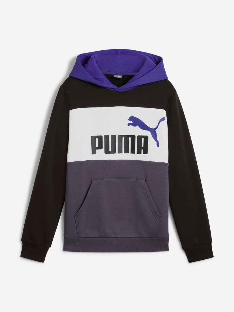 фото Худи для мальчиков puma ess+ block, черный