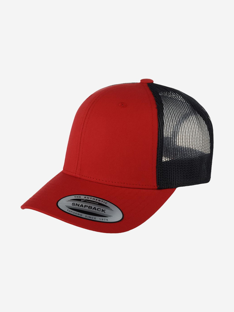 Бейсболка с сеточкой FLEXFIT 6606T (красный)