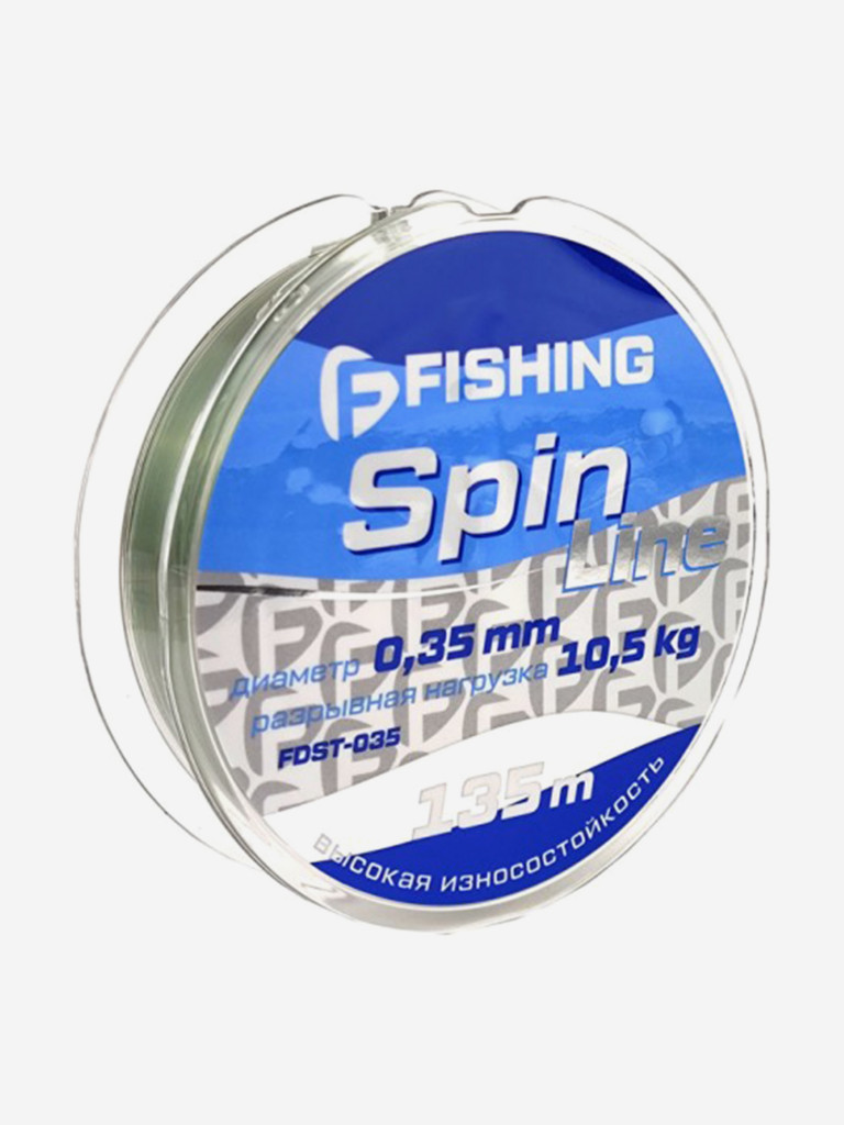 Леска F-FISHING Spin Line 135м 0,35мм 10,5кг/23,2lb