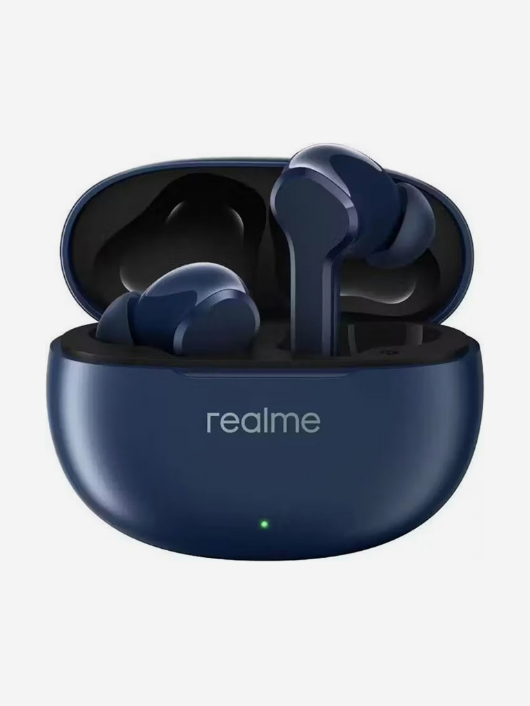 Беспроводные активные Bluetooth 5.4 наушники realme Buds T110 RMA2306 Wireless Bluetooth 88MS с низкой задержкой, синие