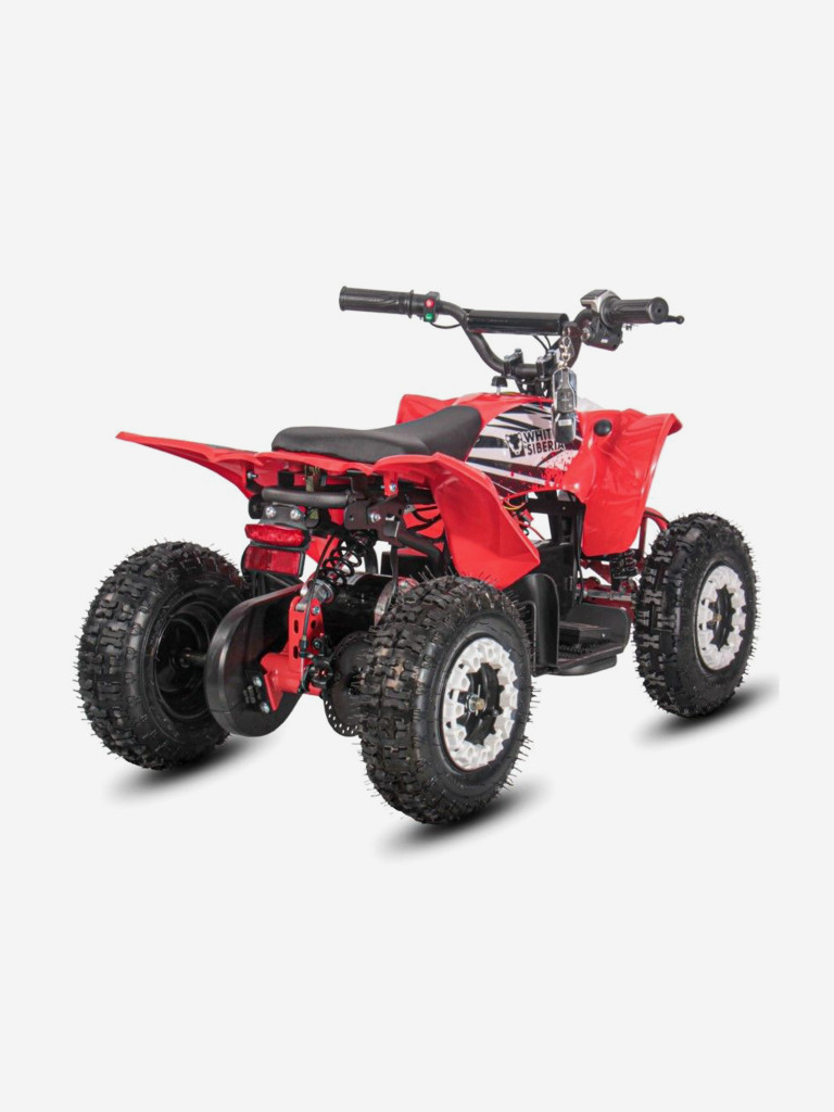 Детский электроквадроцикл White Siberia Sneg Leto R 1000W 36V 12Ah красный