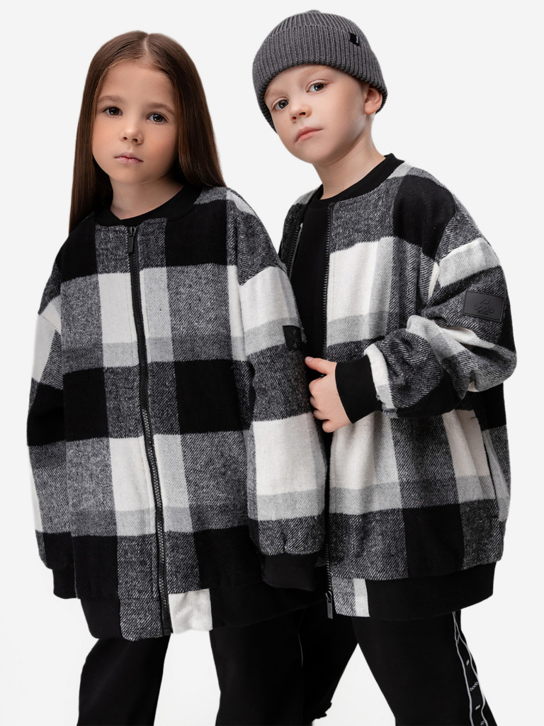 Бомбер в клетку весенний bodo