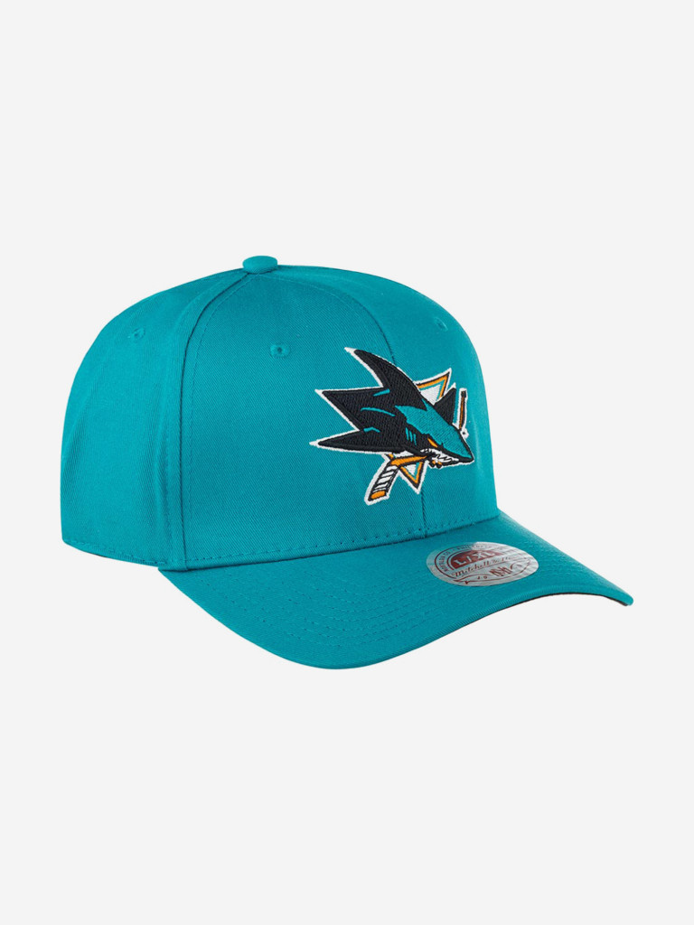 Бейсболка MITCHELL NESS MN-NHL-EU127-SANSHA-TEA San Jose Sharks NHL (голубой)