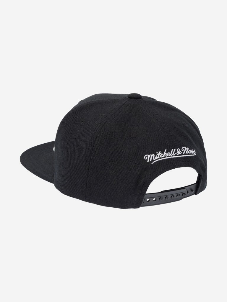 Бейсболка с прямым козырьком MITCHELL NESS HS8547-LALBLCK Los Angeles Lakers NBA (черный)