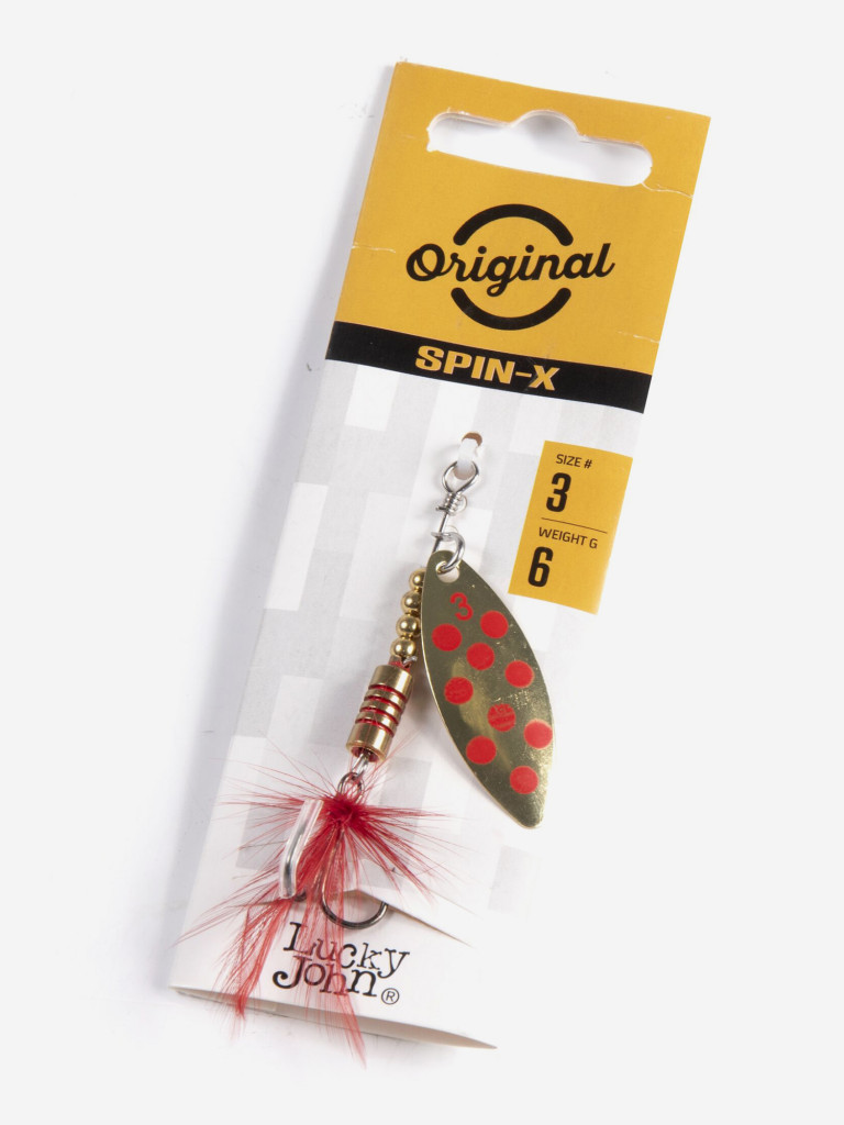 Блесна вращающаяся Lucky John SPIN X LONG 3, вес 6 г