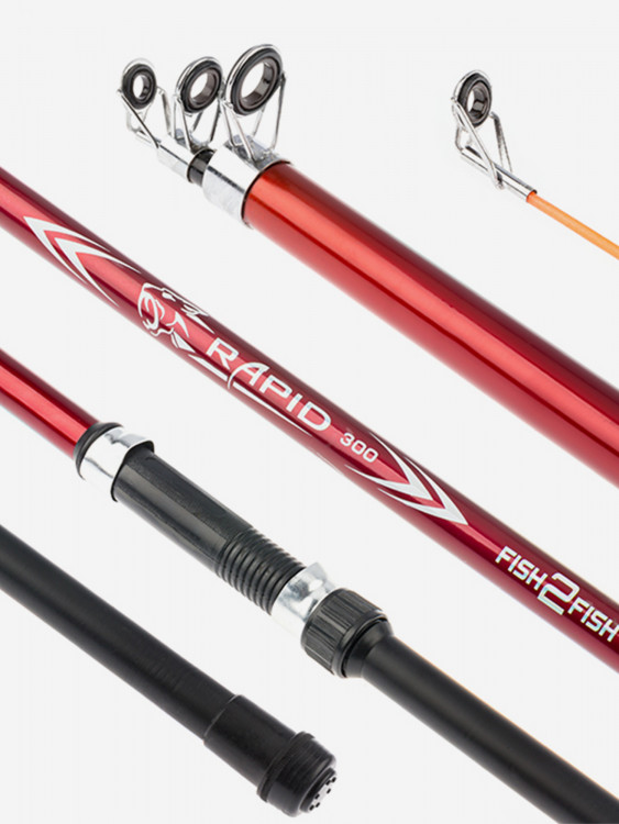 Удилище телескопическое стеклопластиковое д/с Fish2Fish Rapid Fiberglas (10-40) 4,0 м