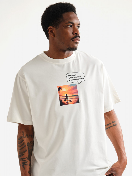 Футболка унисекс AI surfer BESRF