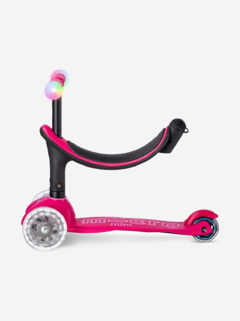 Самокат Micro Mini2Grow Deluxe Magic LED 2025