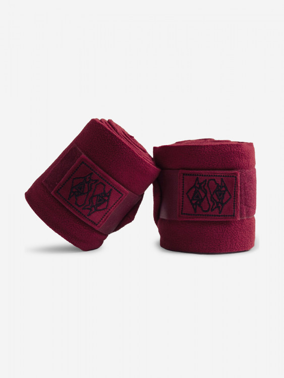 Бинты для конного спорта ALIBI EQUESTRIAN DUO Кармин , 3.5м с липучками , стан-4шт