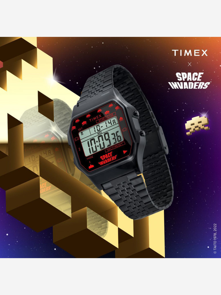 Спортивные часы TIMEX TW2V30200, Электронные, 34 мм, с подсветкой Indiglo
