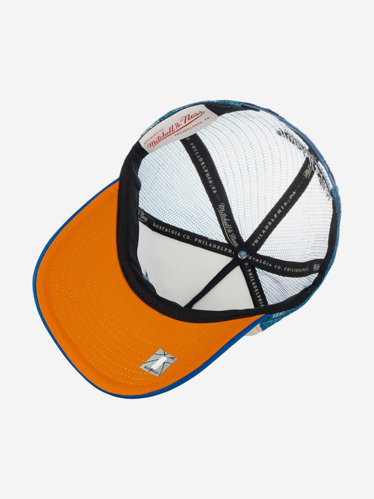 Бейсболка с сеточкой MITCHELL NESS 5HSSSH21334-NYKOFWH New York Knicks NBA (бежевый)