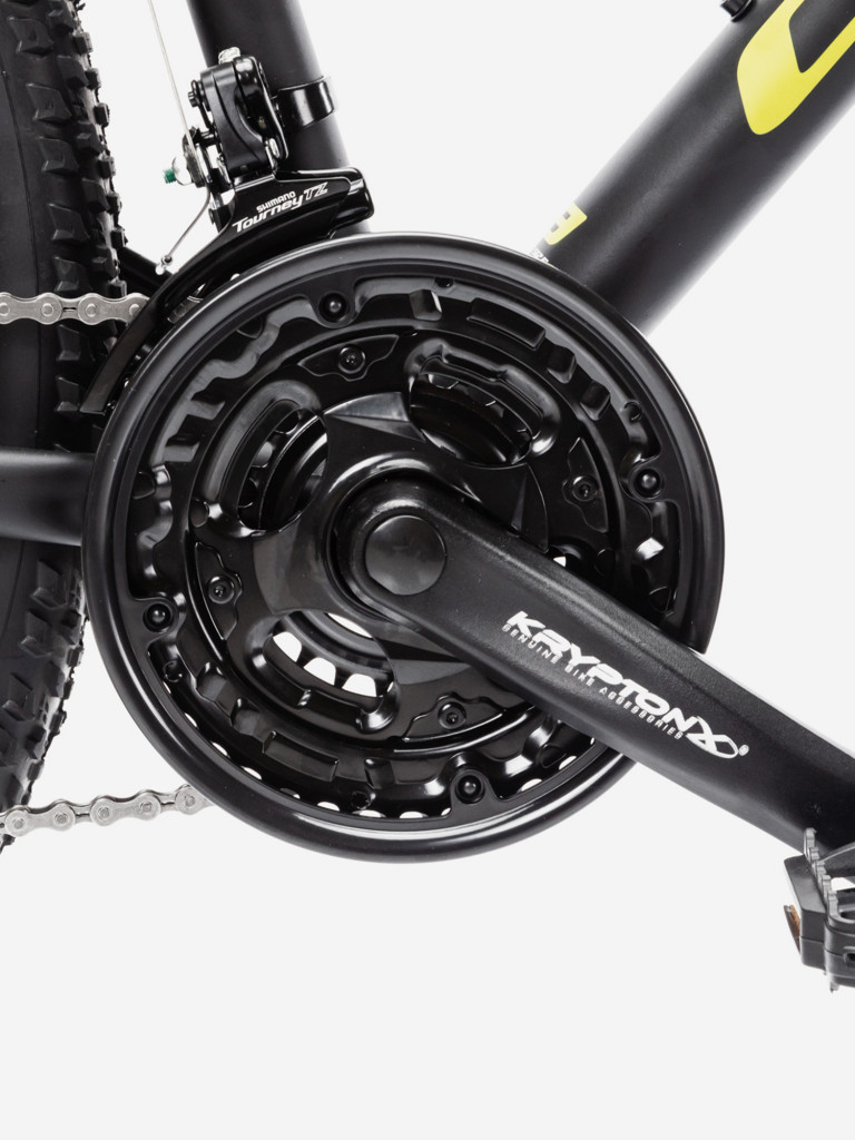 Велосипед CAPRIOLO MTB LEVEL 9.0 (3 X 6), рама алюминий 19'', колёса 29'' (чёрный - жёлтый - зелёный)