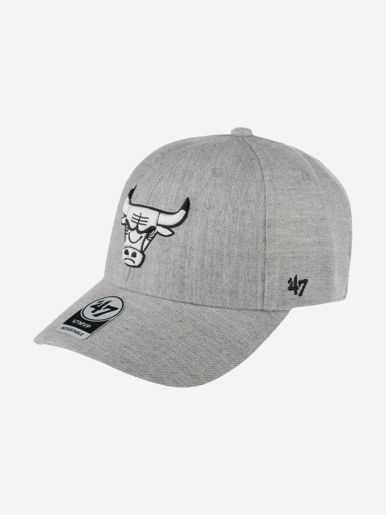 Бейсболка 47 BRAND K-STMCD03WHV-CC Chicago Bulls NBA (серый)