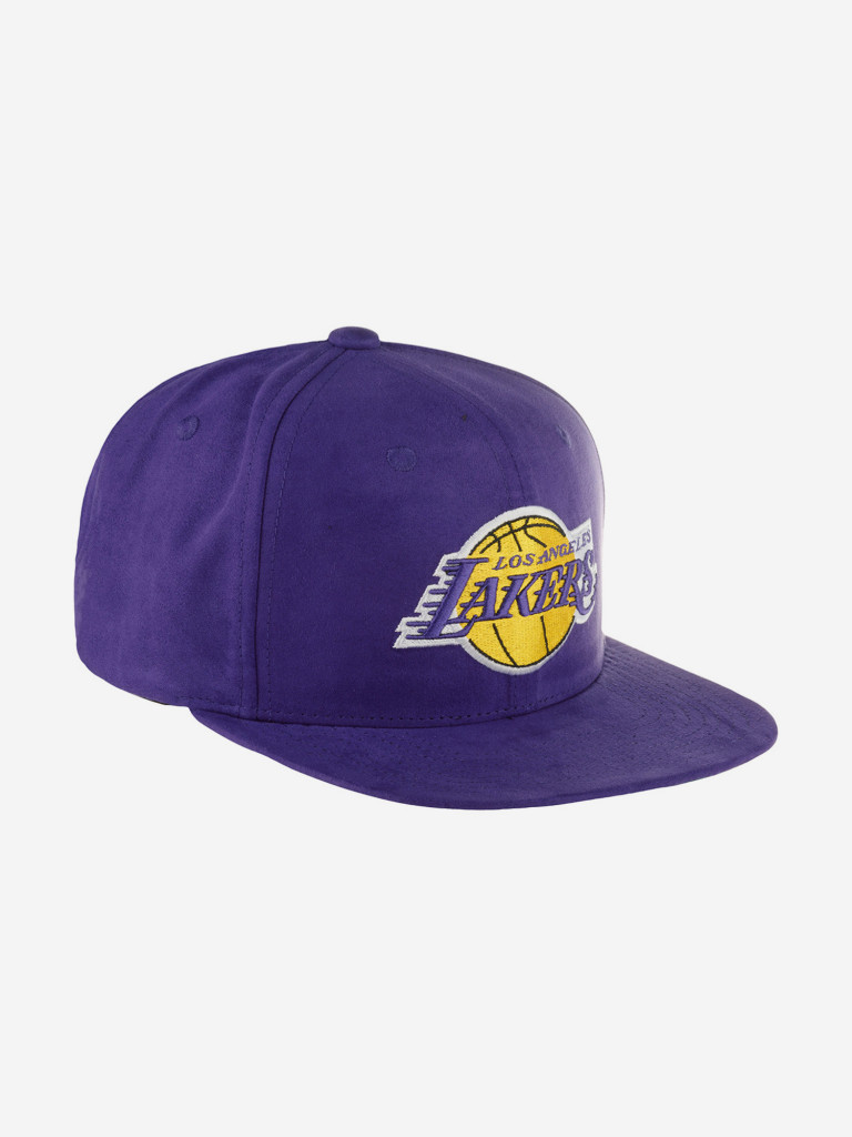 Бейсболка с прямым козырьком MITCHELL NESS HHSS7359-LALYYPPPPURP Los Angeles Lakers NBA (фиолетовый)