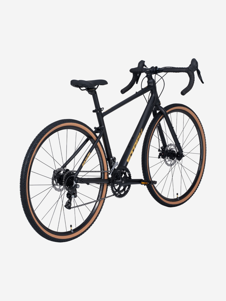 Велосипед Stark'25 Gravel 700.2 D черный матовый/песочный S/M/54