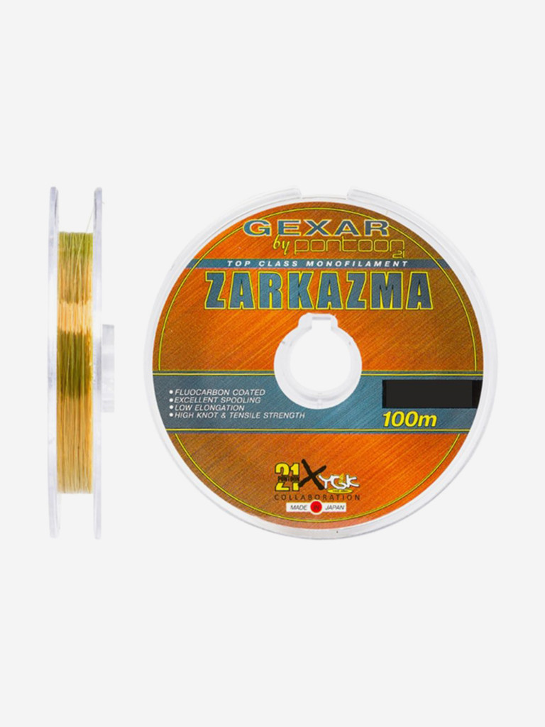 Леска для рыбалки монофильная Pontoon21 Gexar Zarkazma 0,28 мм (коричневый) 12 шт по 100 м