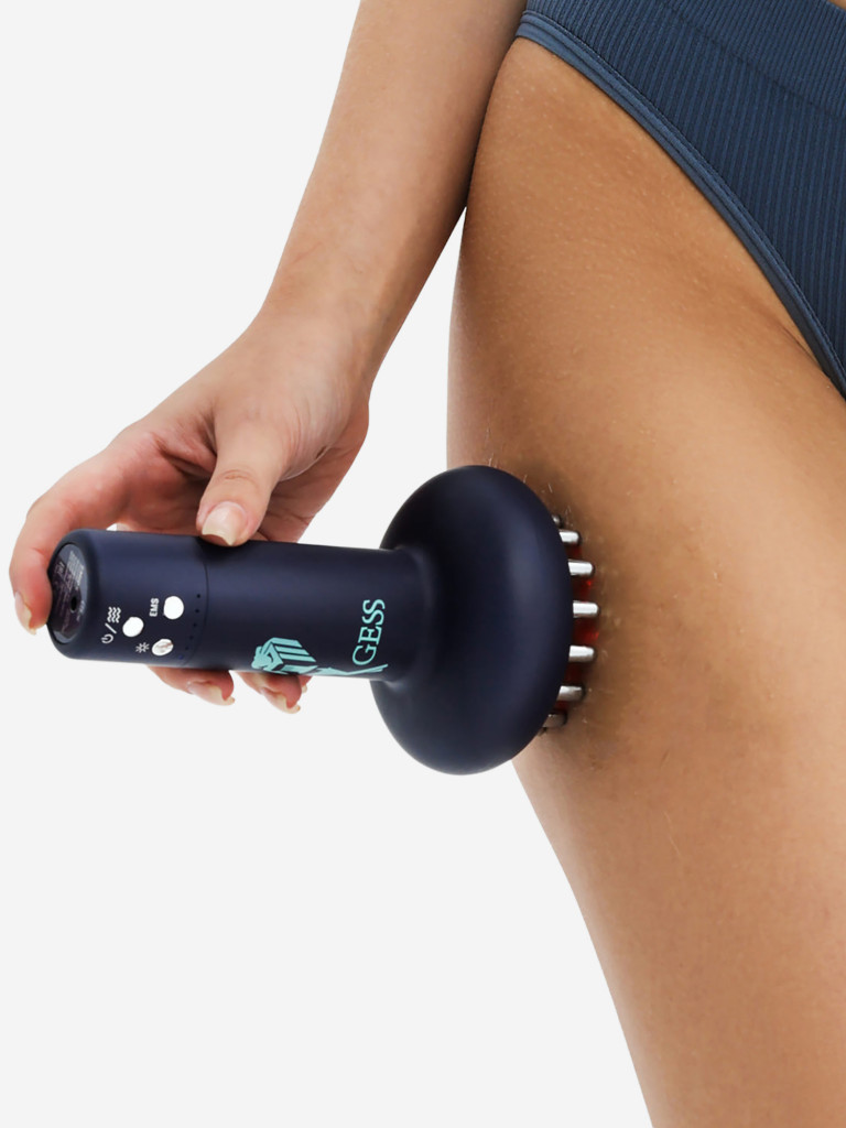 Массажер антицеллюлитный лимфодренажный для тела с миостимуляцией и прогревом GESS EMIOS , лимфодренажный, моделирующий с EMS, 3 вида воздействия