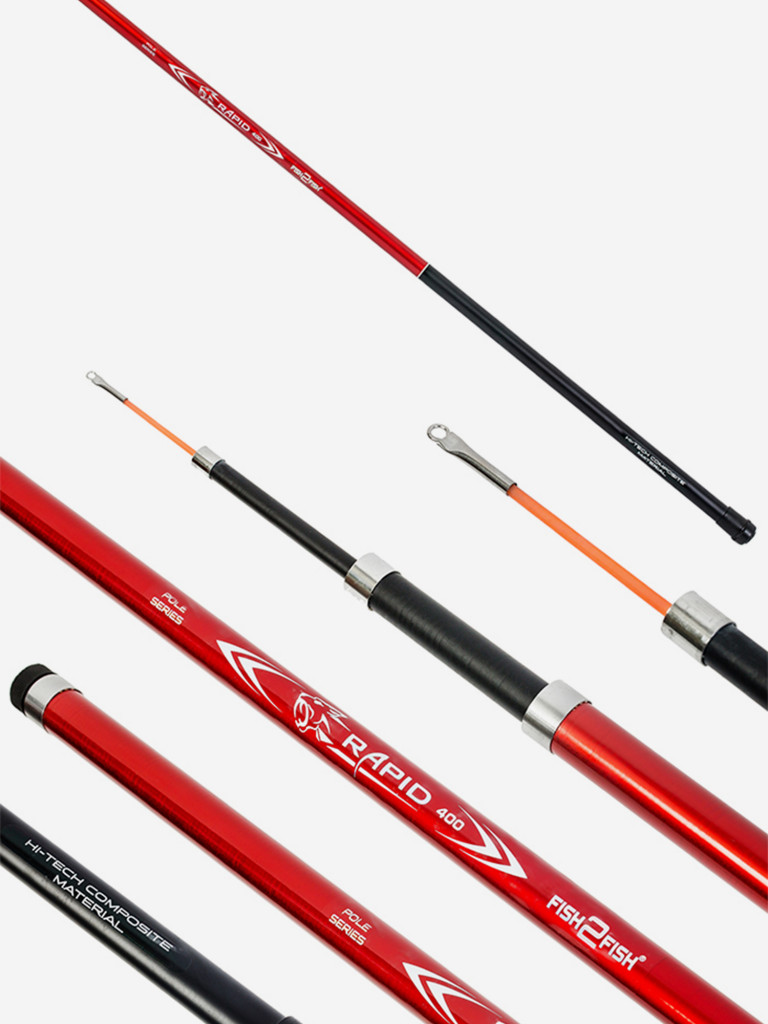Удилище телескопическое стеклопластиковое д/с Fish2Fish Rapid Fiberglas (10-40) 3,0 м б/к