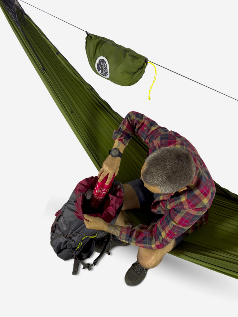 Гамак ЧиллСкилл Повеса Олива 335x165