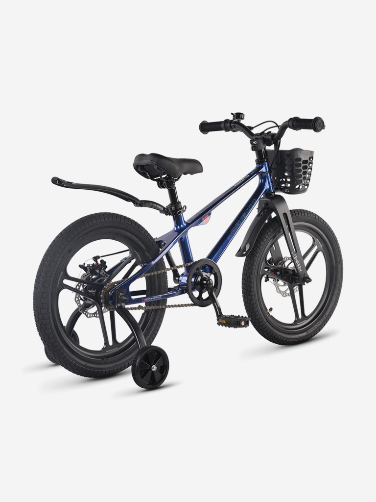 Велосипед Детский Maxiscoo Shark pro 18'' Синий (2026)