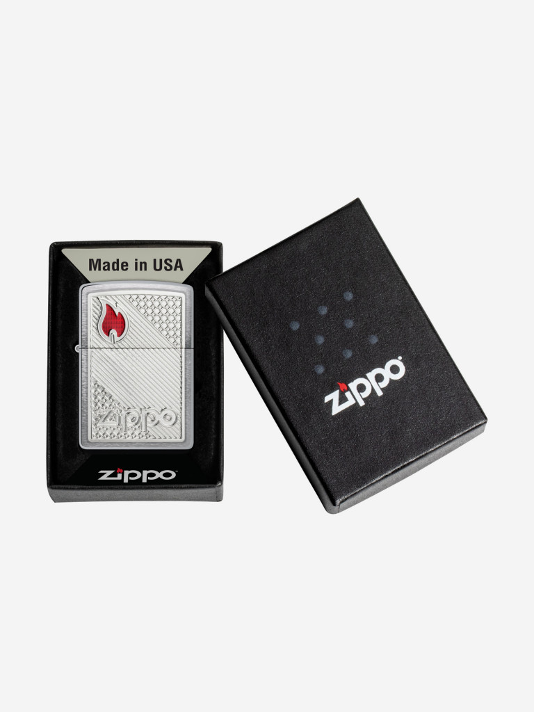 Зажигалка бензиновая ZIPPO 48126 Tiles Emblem