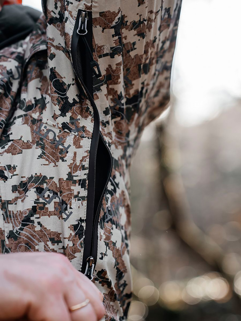 Куртка мембранная мужская H.U.T. KIVACH для охоты, камуфляж