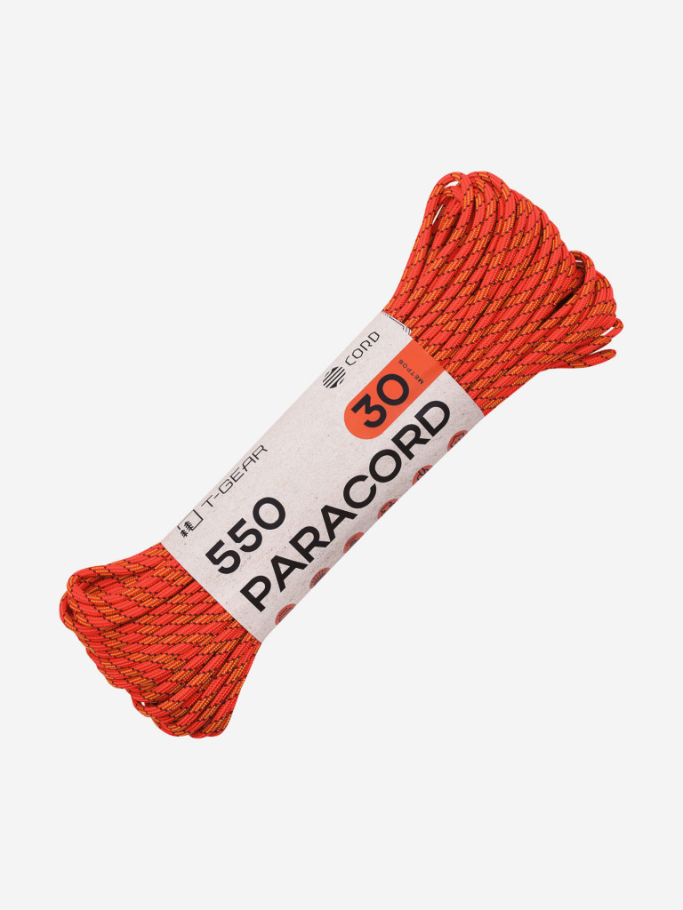 Паракорд 550 T-Gear x CORD nylon 30м (Orange-Gold)