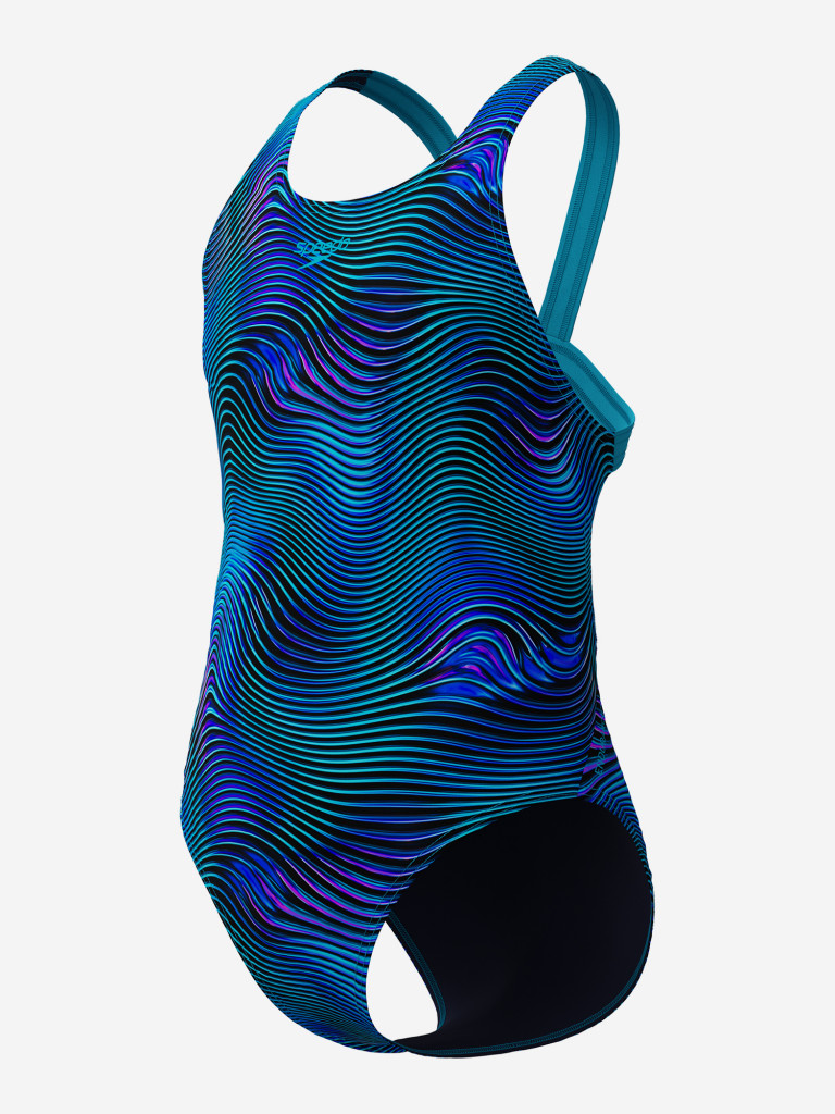 Купальник слитный для девочек Speedo Print Leaderback