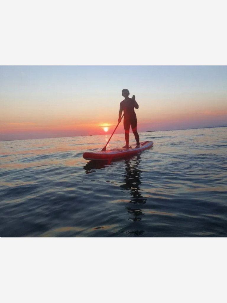 Надувная SUP доска Terbo KOI 11'6 (красный Сап Рыба дракон) для прогулок по воде