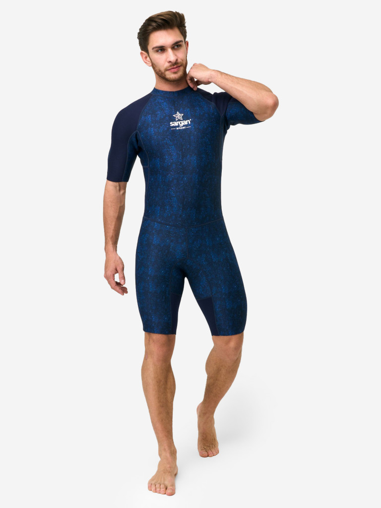 Гидрокостюм неопреновый короткий мужской 2мм SARGAN Sport