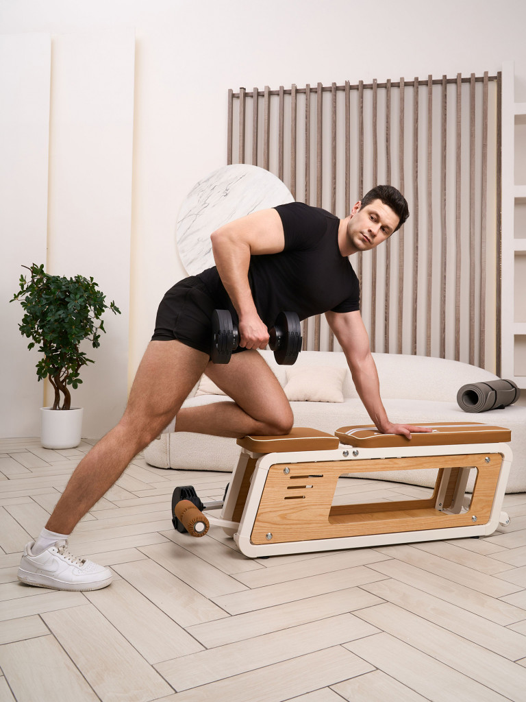 Многофункциональная регулируемая скамья Fitronix Pure Wood