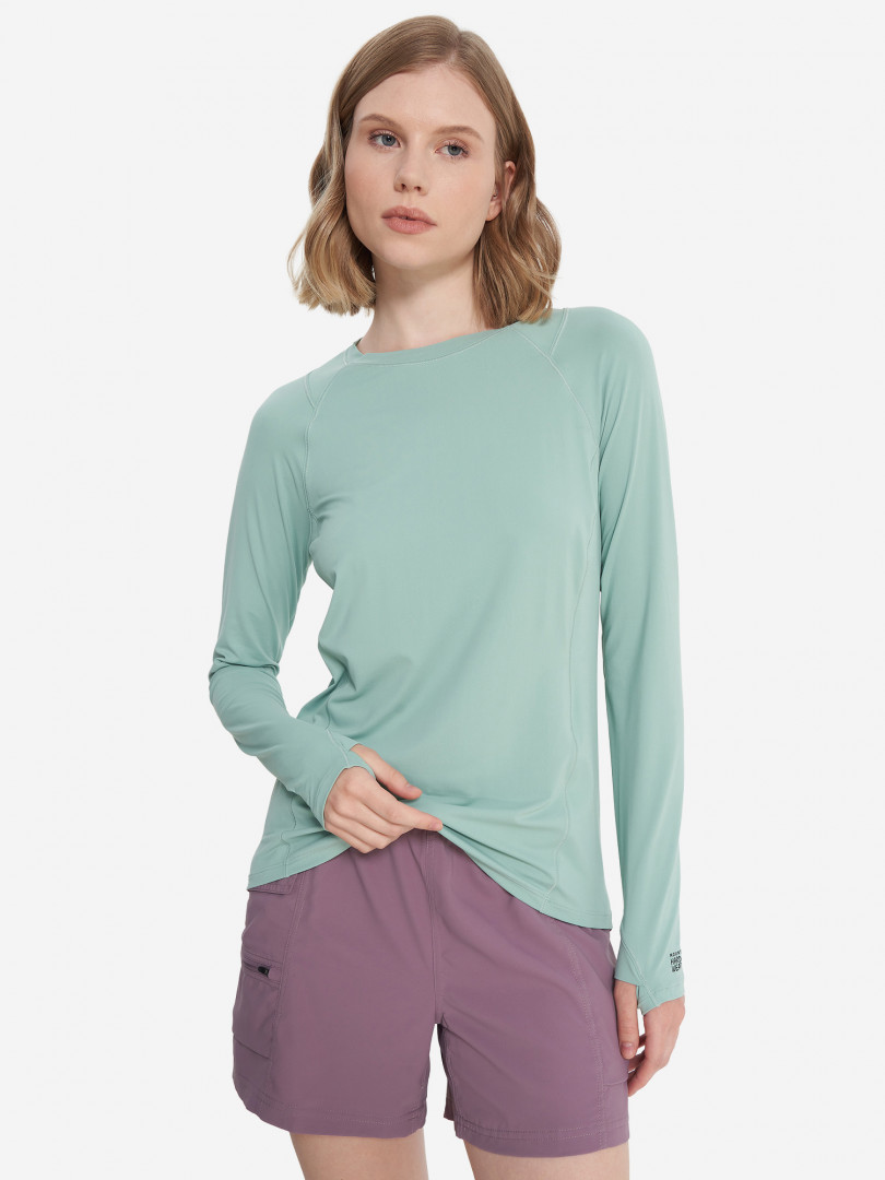 Лонгслив женский Mountain Hardwear Crater Lake Long Sleeve Зеленый 2499₽