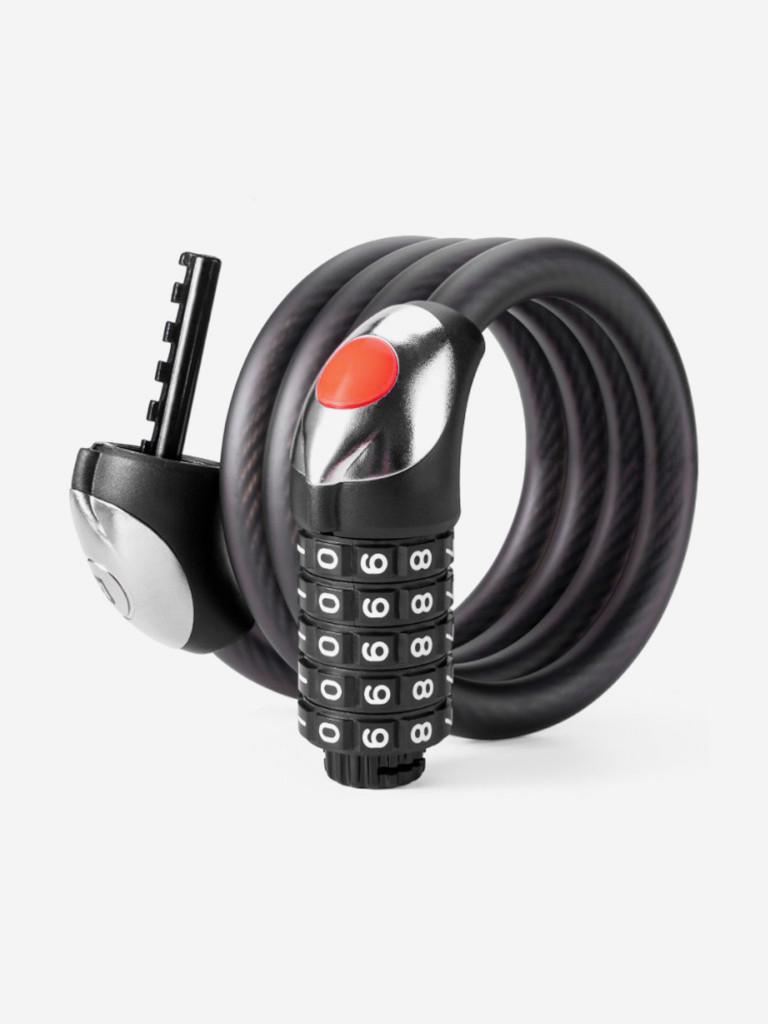 Замок велосипедный ROCKBROS RKS531-1BK