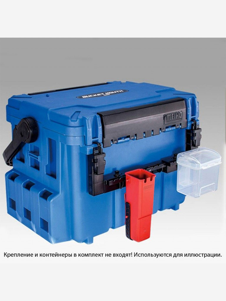 Ящик рыболовный Meiho BUCKET MOUTH BM-7000 Blue с отсеками для хранения приманок