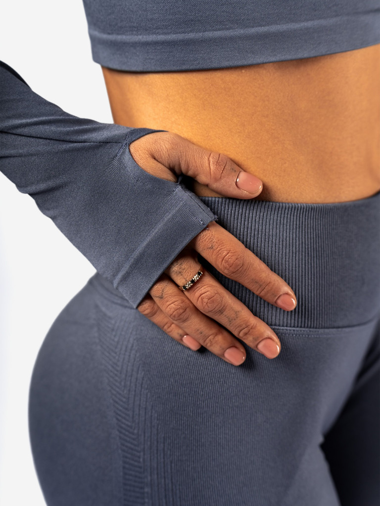 Лонгслив женский NEBBIA Seamless Long-Sleeve Top POWER 892 Grey