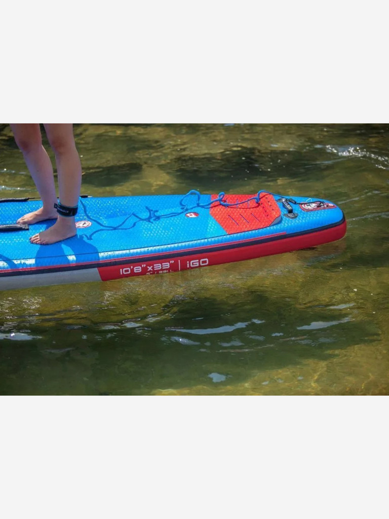 Сапборд надувной двухслойный Starboard iGO Deluxe Dc 10.8х33х6, 325x84x15 см
