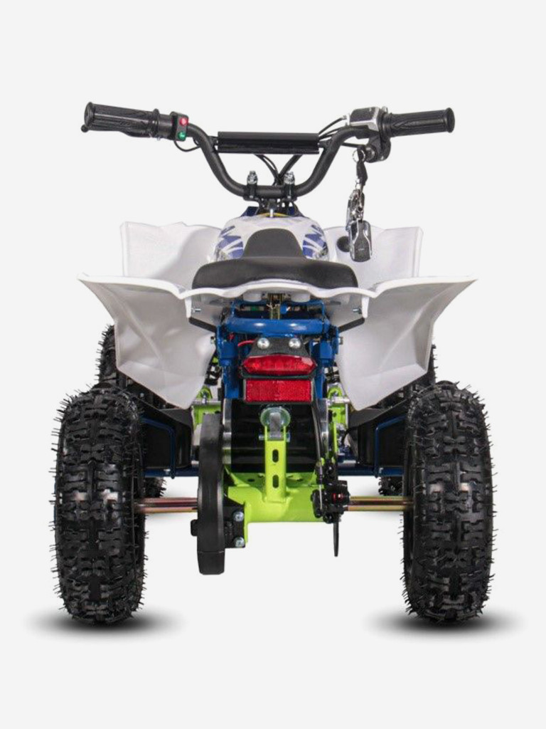 Детский электроквадроцикл White Siberia Sneg Leto R 1000W 36V 12Ah синий