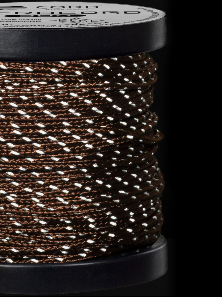 Микрокорд CORD катушка 30м светоотражающий (brown)