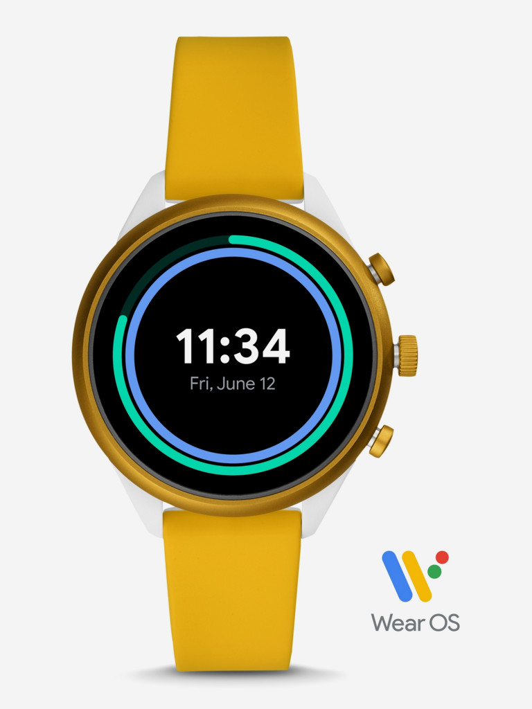 Спортивные часы FOSSIL FTW6053, iOS/Android, 44 мм