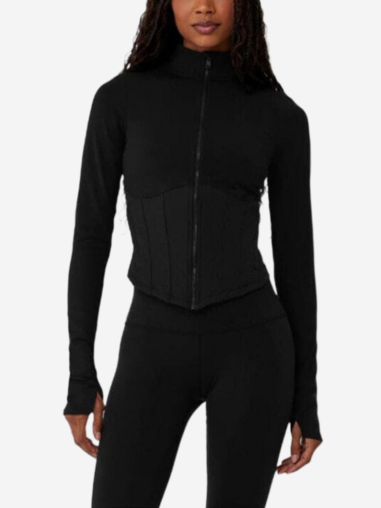 Куртка спортивная женская Alo Yoga Airbrush Corset Full Zip Jacket