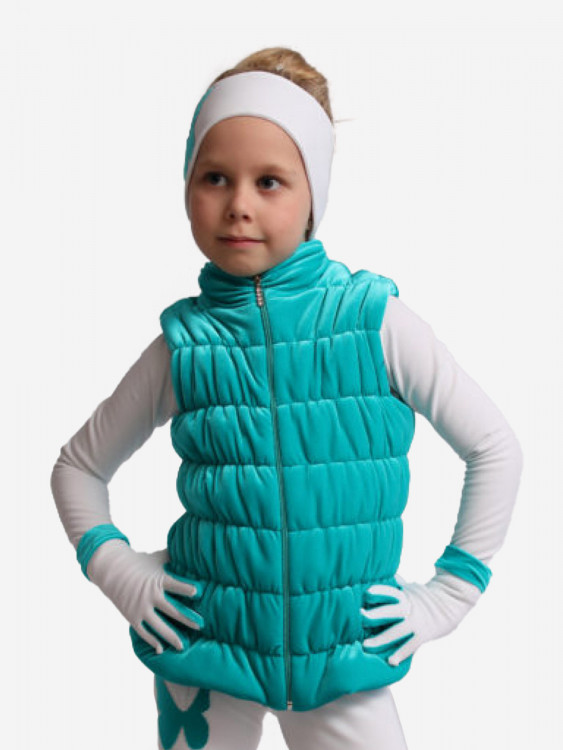 Жилетка для фигурного катания детская бархатная IceDress