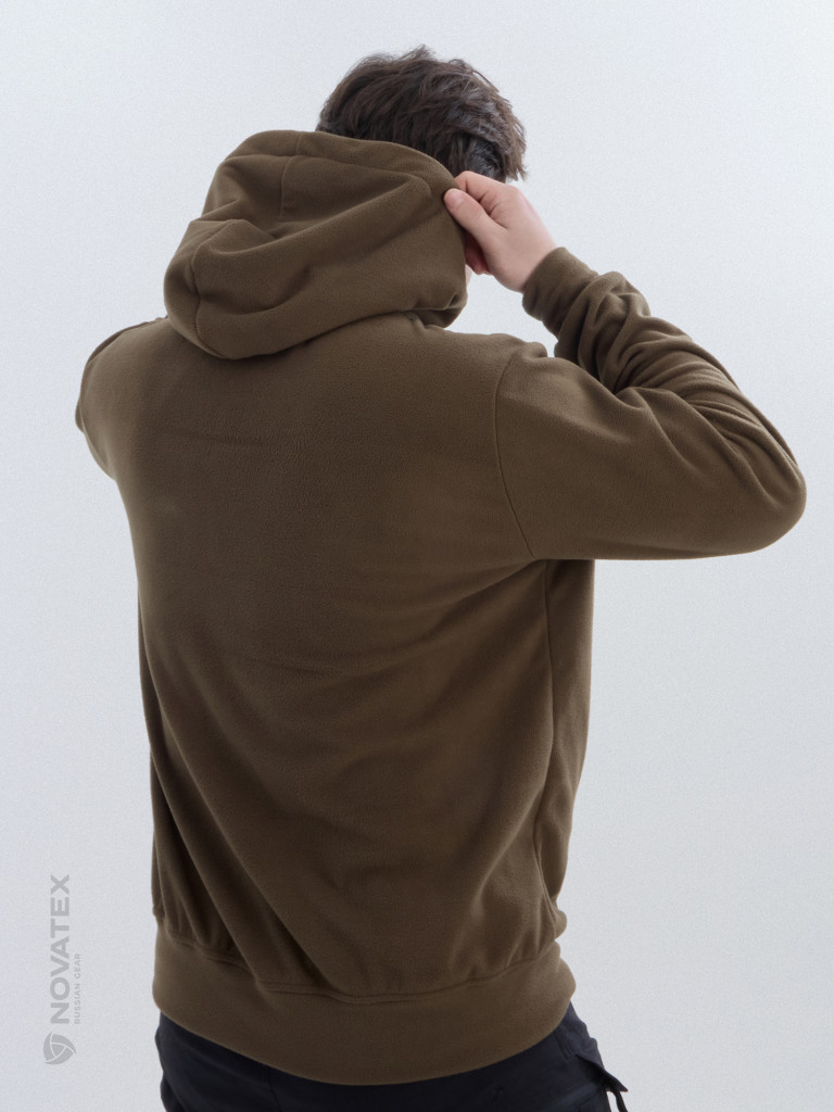 Толстовка флисовая для охоты и рыбалки PRIDE, хаки