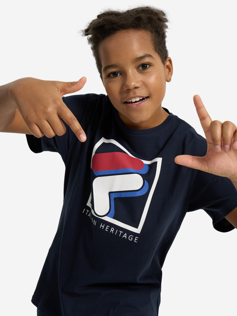 Футболка для мальчиков FILA Синий 599₽