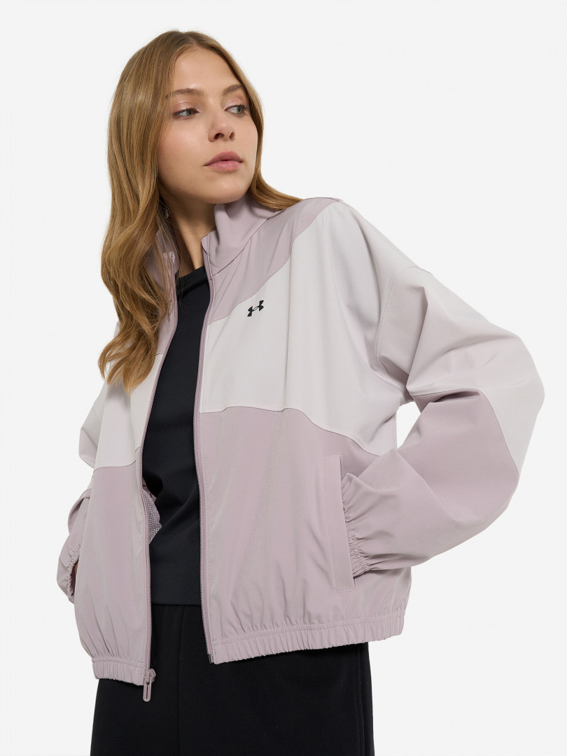фото Ветровка женская under armour rival, фиолетовый