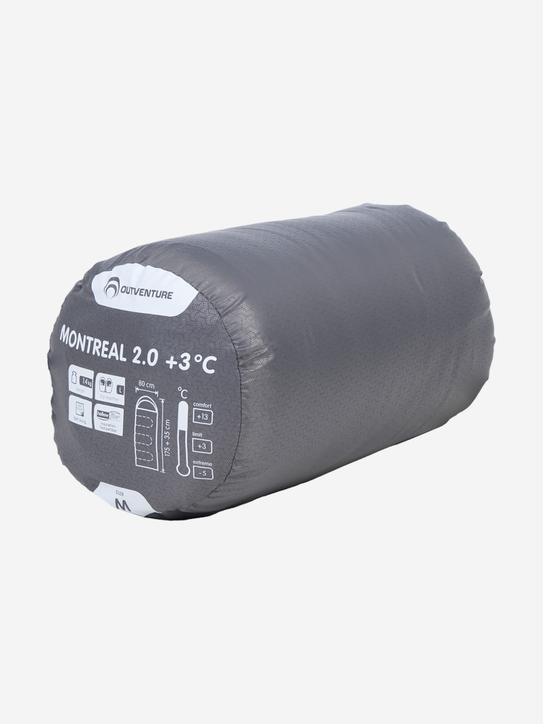 Спальный мешок Outventure Montreal +3 левосторонний