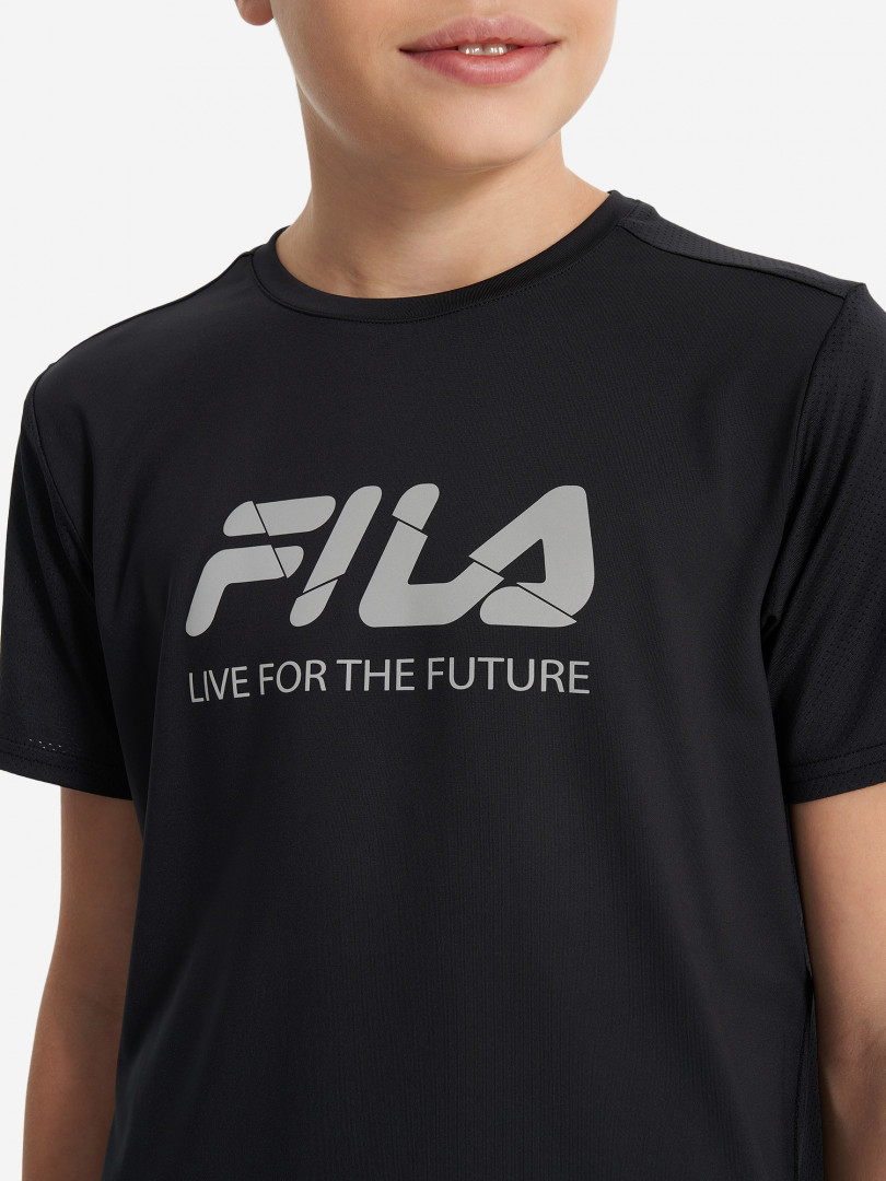 Футболка для мальчиков FILA 31887500299 Черный, размер 134, 140,158, 164,170, 176,146, 152,122, 128, фото 5